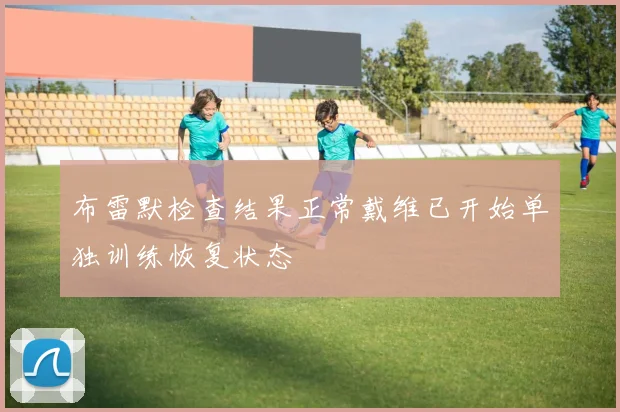 布雷默检查结果正常戴维已开始单独训练恢复状态