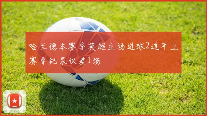哈兰德本赛季英超主场进球2追平上赛季纪录仅差1场